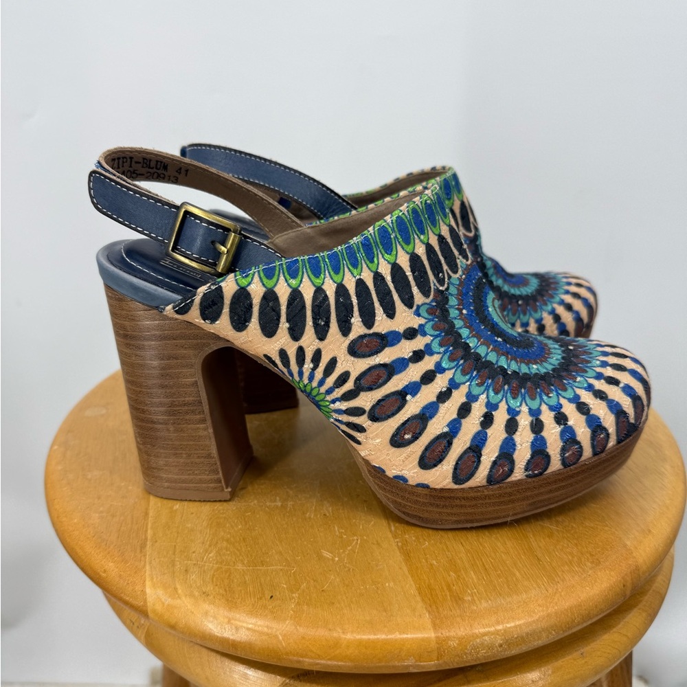 Spring Step L'Artiste platform  Zipi Shootie / Clog 41/9.5-10